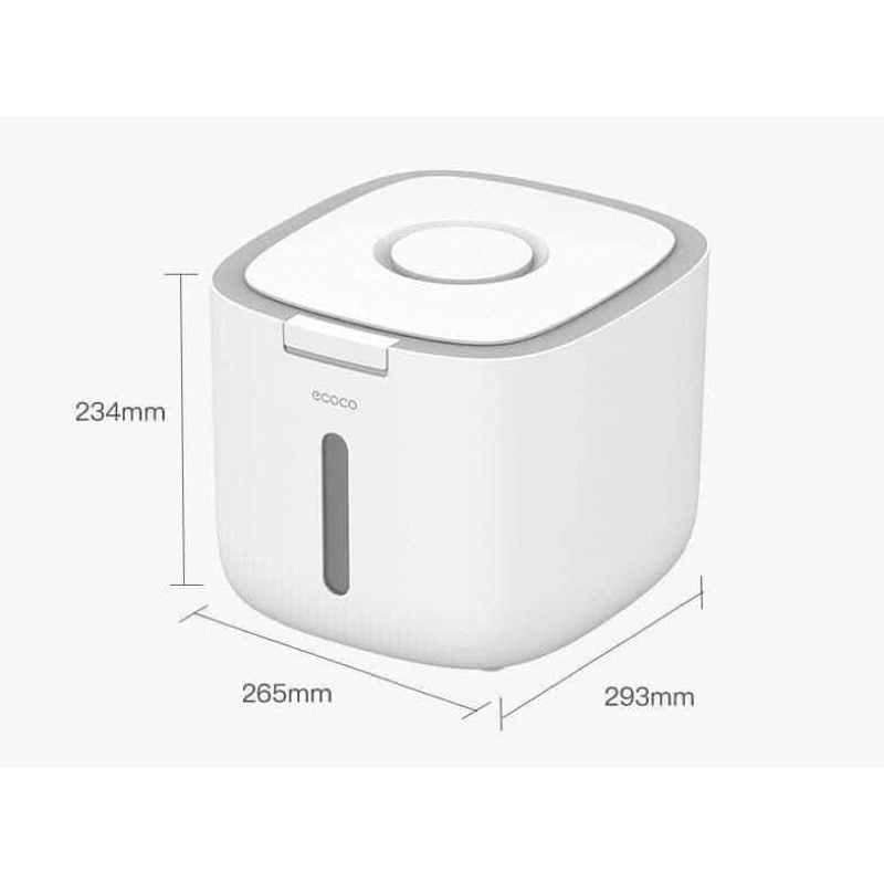 [CHÍNH HÃNG] Thùng Gạo Ecoco 10Kg Cao Cấp Chống Ẩm Mốc
