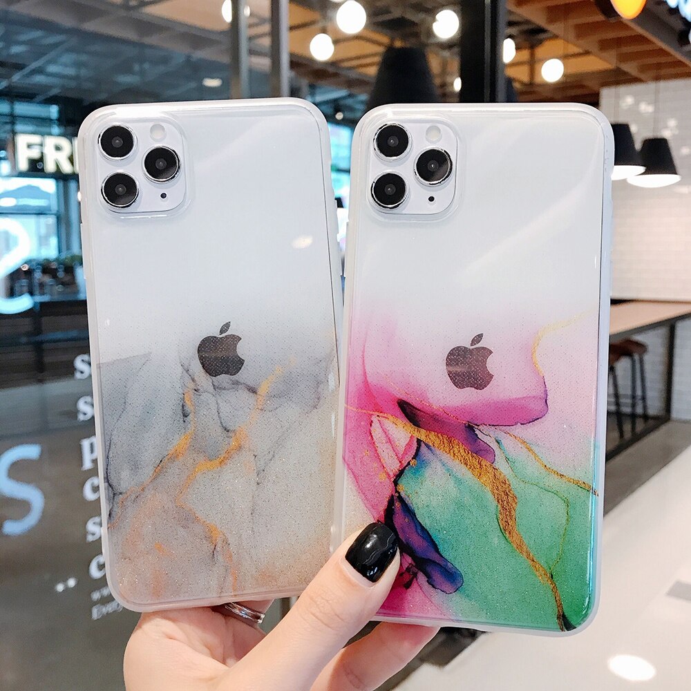 Ốp điện thoại thời trang cho Iphone 11 Pro Max Xr Xs Max 7 8 Plus X 7plus 8plus