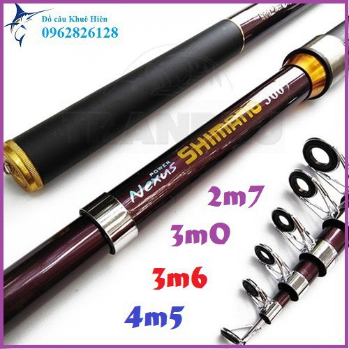 cần câu máy shimano NEXUS POWER MÀU MẬN 2m7 đến 4m5