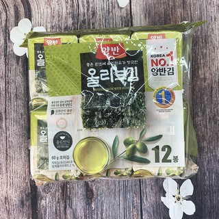 Lá kim ăn liền vị dầu oliu hàn quốc 4g