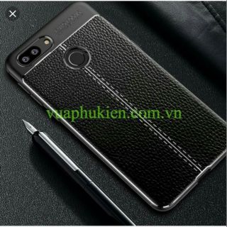 Ốp lưng dẻo vân da Auto Focus cho xiaomi mi 8 lite