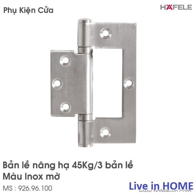 Bản lề âm dương 45 kg HAFELE 926.96.100 chính hãng