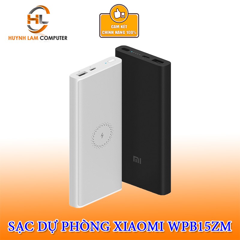 Pin sạc dự phòng 10000mAh Xiaomi WPB15ZM (VXN4294GL) tích hợp sạc không dây Digiworld Phân phối