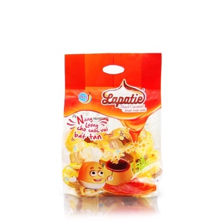 Thạch caramel Lapatie, thạch caramen trứng Long Hải trọng lượng túi 400 g