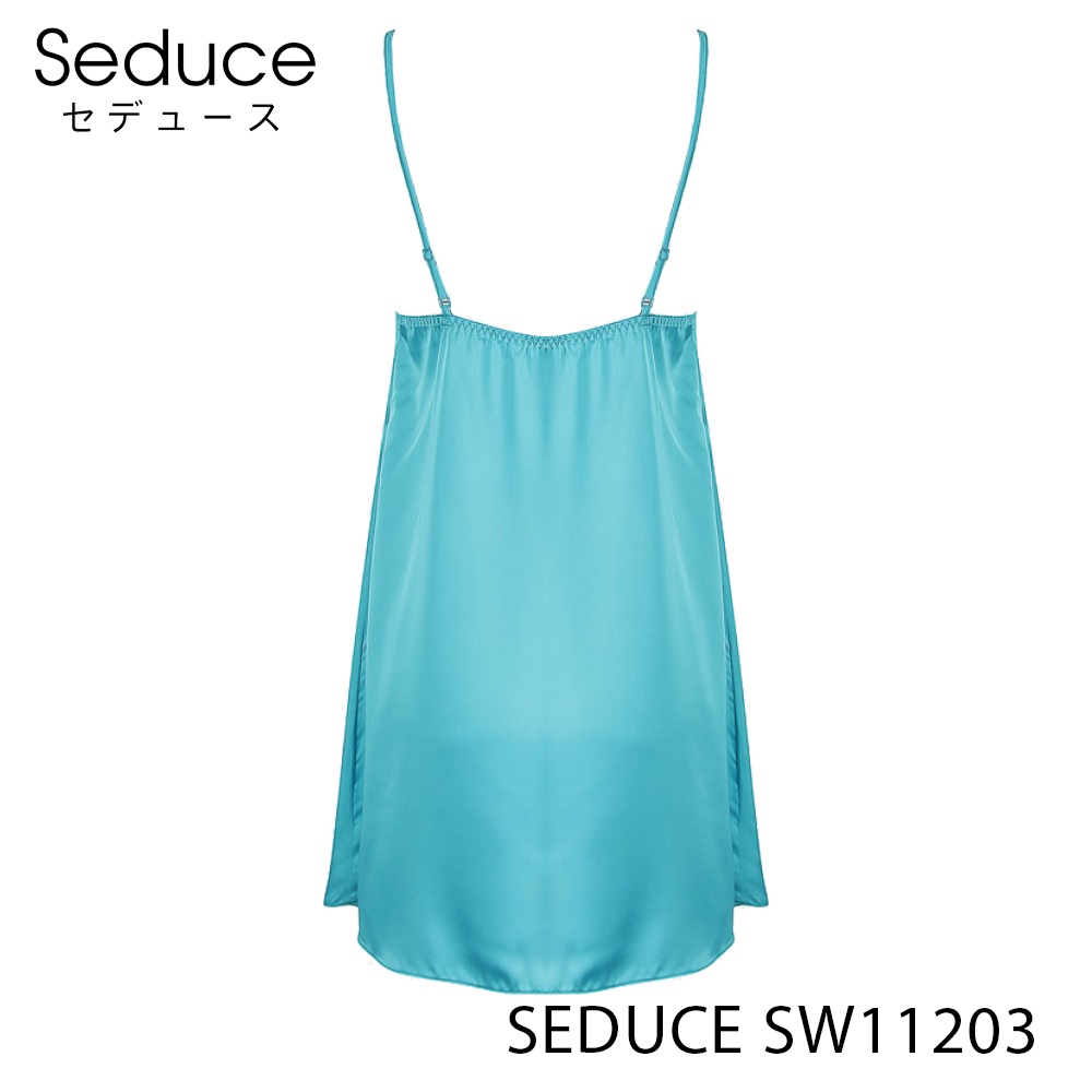 Đầm Ngủ Nữ Lụa Satin 2 Dây Seduce SW11203