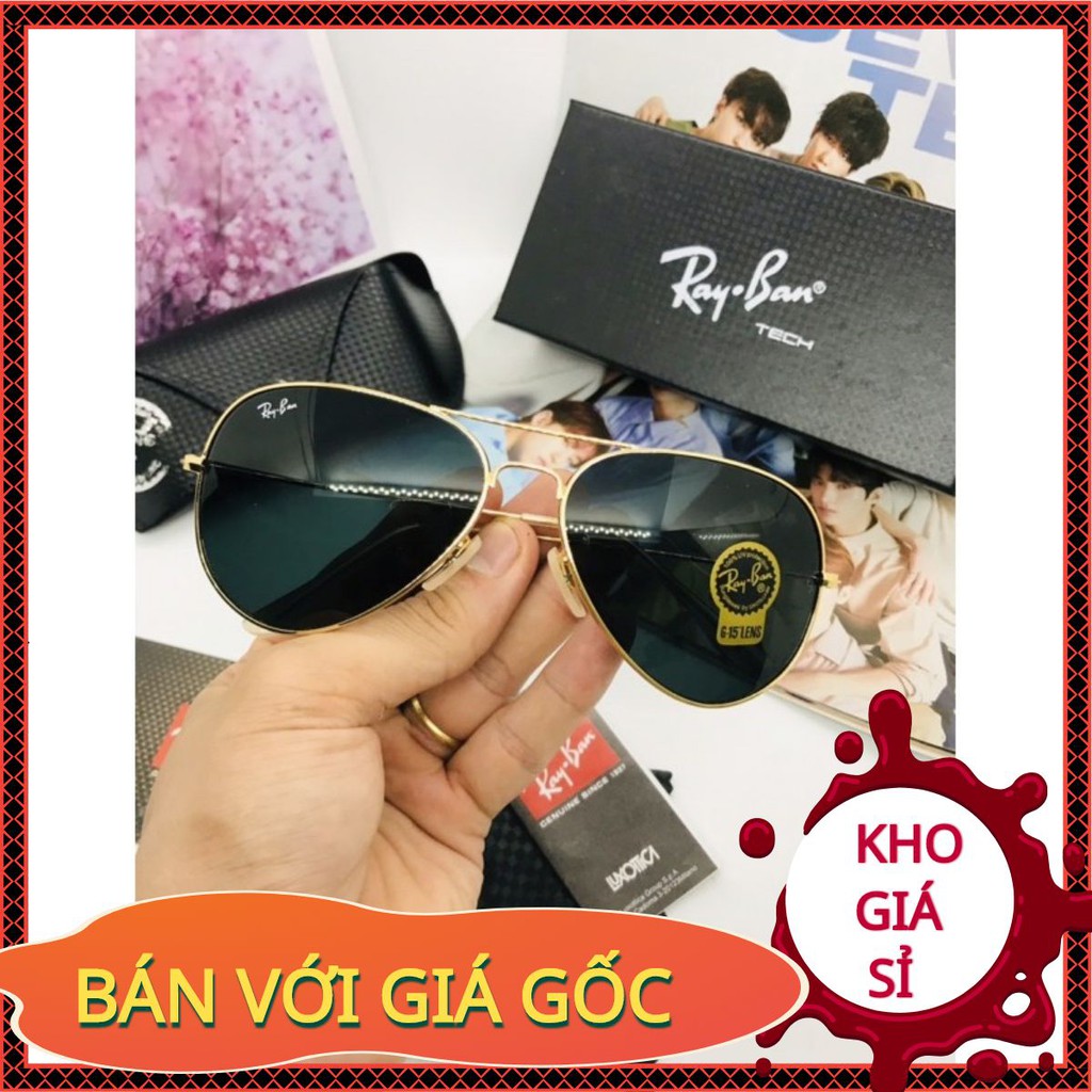 Kính Mắt rayban Full box mắt thuỷ tinh