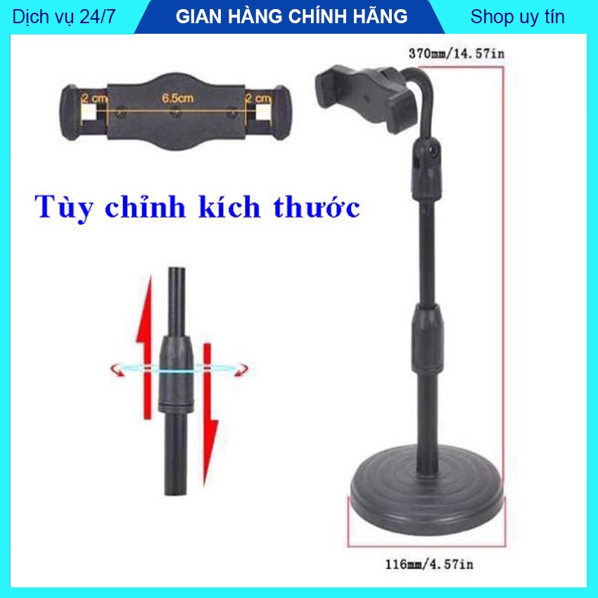 [Quay 360o] Giá đỡ điện thoại để bàn giá đỡ điện thoại đa năng quay 360 độ các khớp chắc chắn rất tiện lợi – DMtech