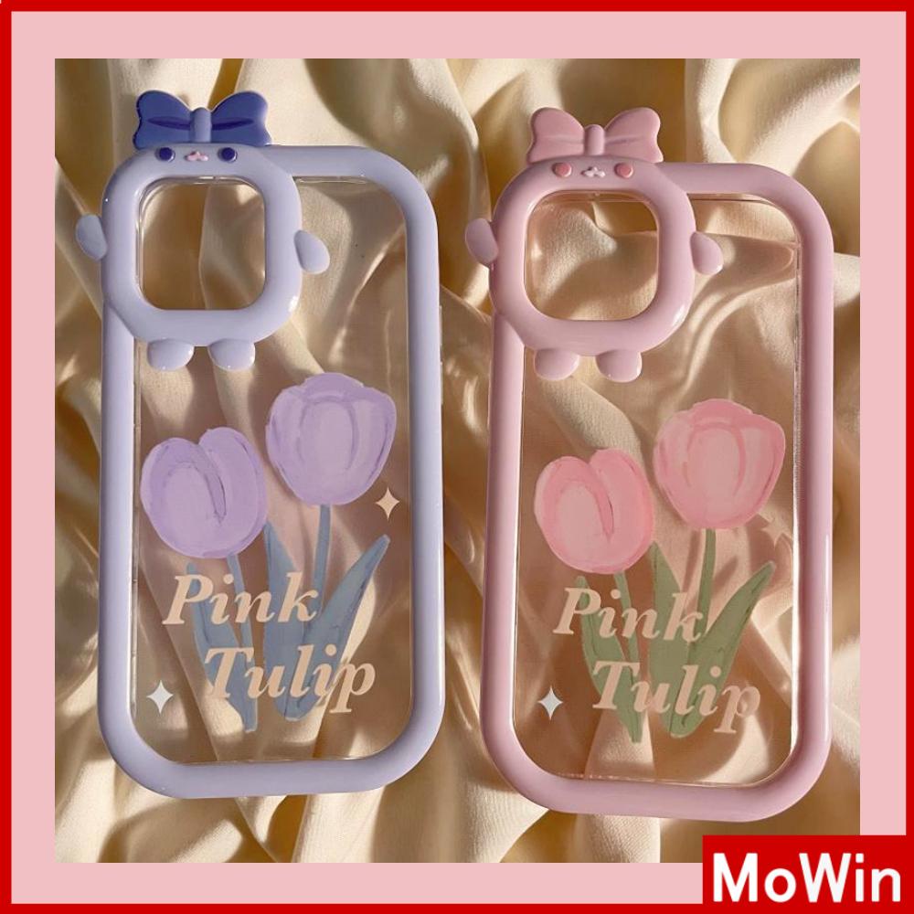 Ốp điện thoại silicon mịn in Tulip chống sốc thích hợp cho iPhone 11 Pro Max 13 Pro Max 12 Pro Max 7Plus xr XS Max