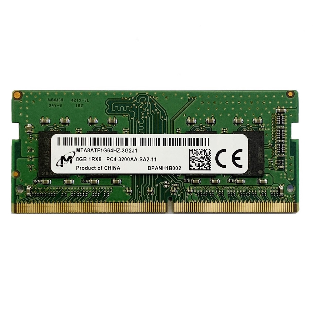 Ram Micron 8GB DDR4 3200MHz (1 mặt chíp) xử lý các dòng máy Laptop kén Ram không nhận đủ tốc độ