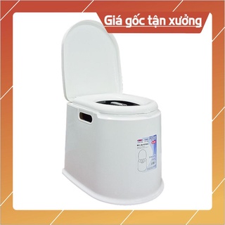 Bô vệ sinh, bô di động cho người già, người bệnh, bà bầu tiện lợi, Bồn cầu di động.