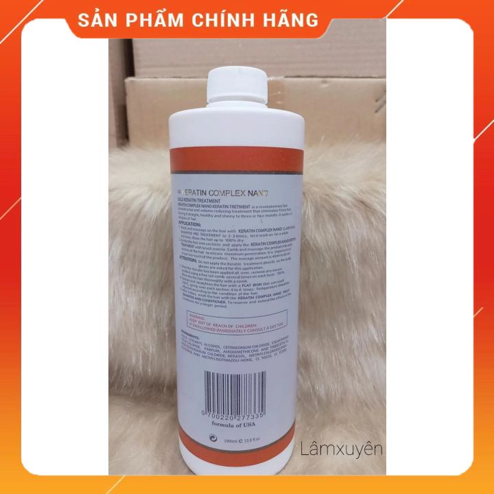Keratin Complex Nano thủy phân( chai chiết 50 ml) phục hồi tóc nát tóc hư tổn nặng