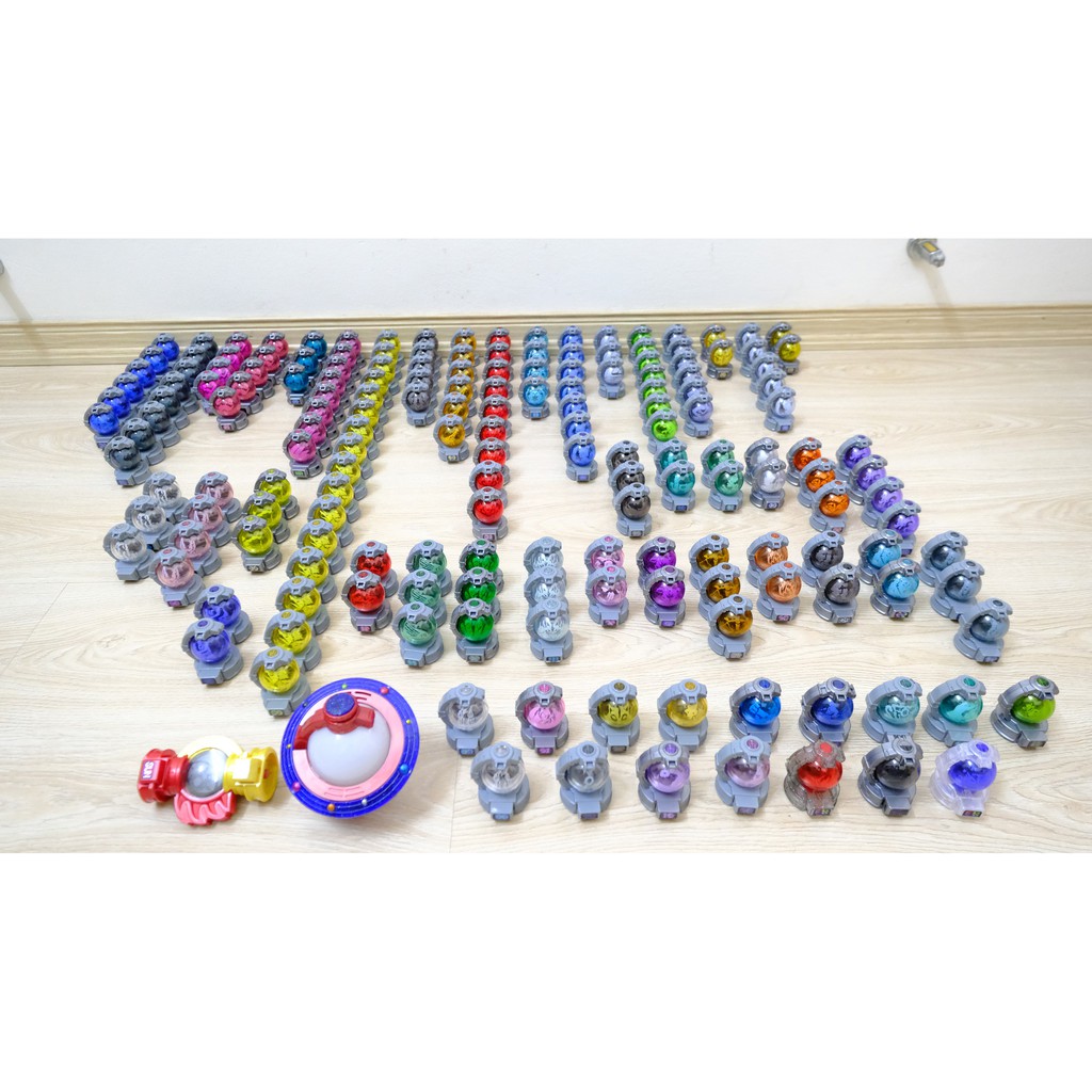 Đồ chơi Kyutama Set 1-26 Tinh Cầu Chính hãng Bandai Mô hình DX candy toy gashapon Uchu Sentai Kyuranger Like New 99%.