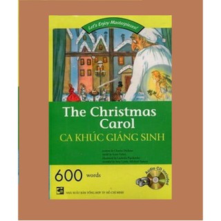 Sách - the christmas carol - ca khúc giáng sinh + kèm cd