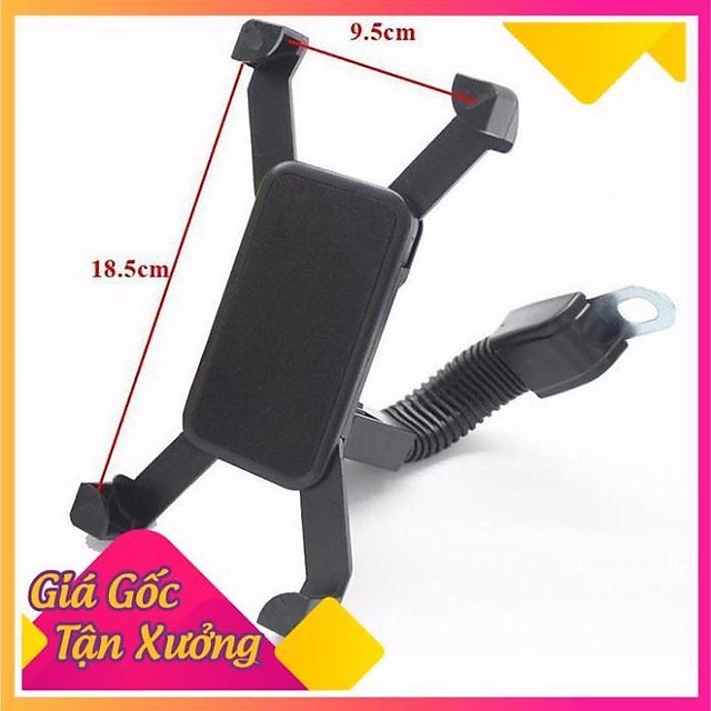 Kẹp Điện Thoại 4 Cạnh Gắn Kính Chiếu Hậu Xe Máy SH-3081 TP'S