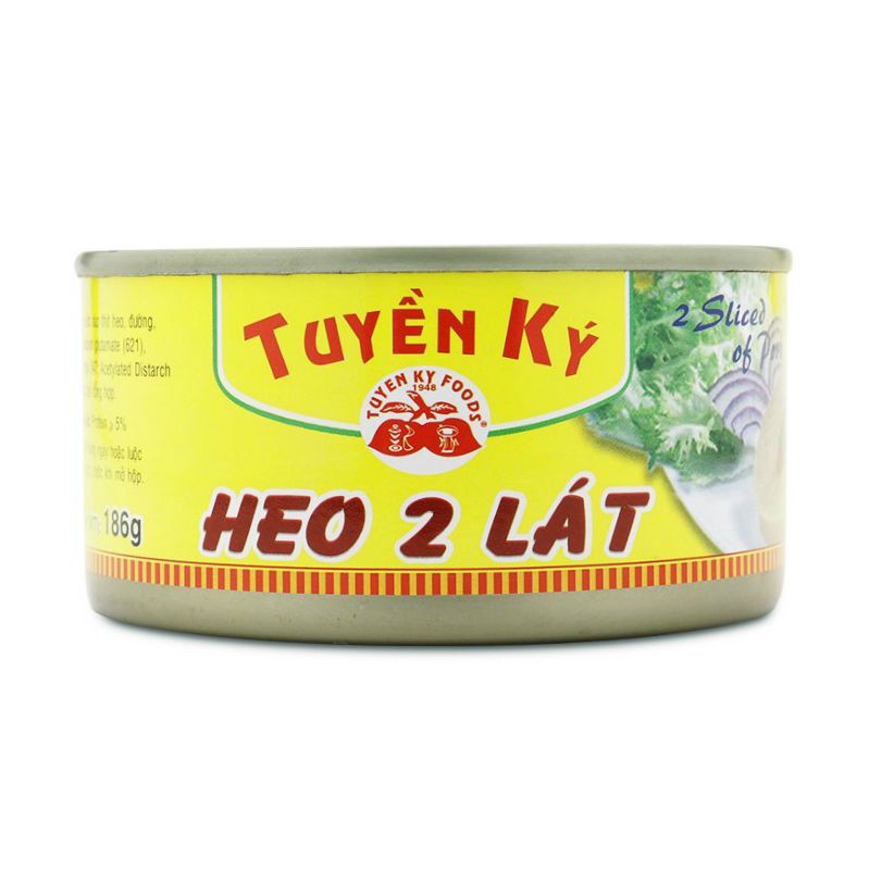 Heo 2 Lát Tuyền Ký Hộp 186G