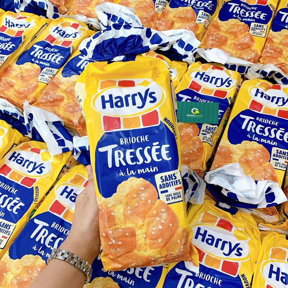 [DATE MỚI] Bánh mỳ hoa cúc Pháp thương hiệu Harrys bánh to 500g