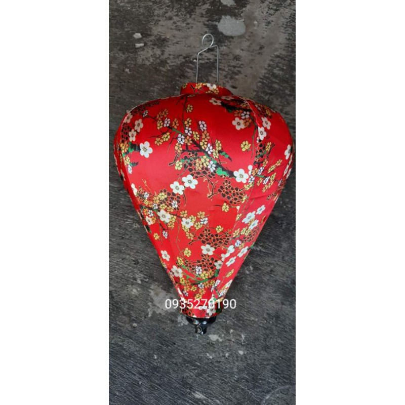 Đèn lồng hội an vải phi in joaj tiết 3d size 45
