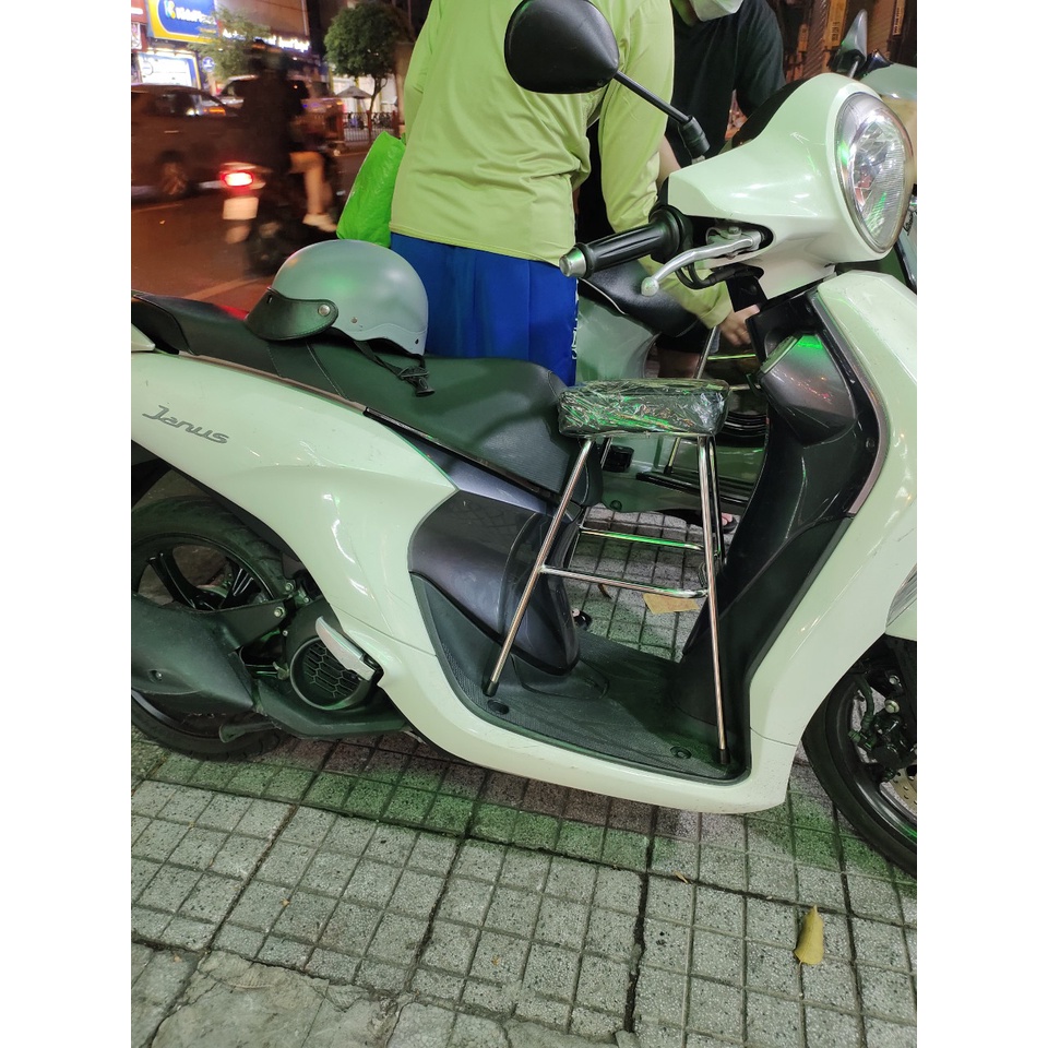 Ghế ngồi xe máy ko tựa lưng dành cho xe Janus