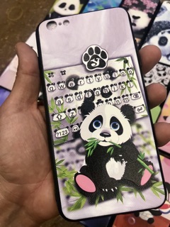Ốp lưng bé gấu trúc cute in nổi