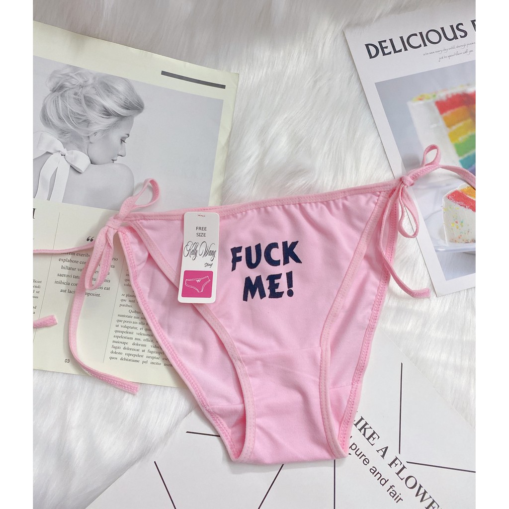 [có bán lẻ]- set 3 - 5quần chip cotton cột dây (ảnh thật ) - kelly wang