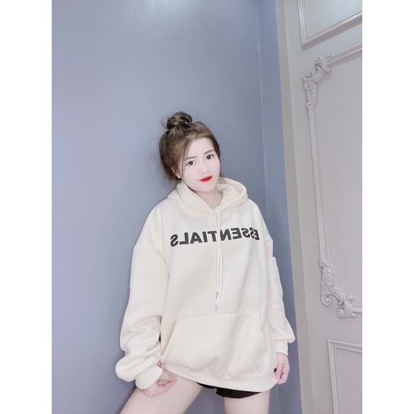 ÁO HOODIE ESENTIALS MŨ 2 LỚP NAM NỮ DÀY DẶN [ RẺ VÔ ĐỊCH ] | BigBuy360 - bigbuy360.vn