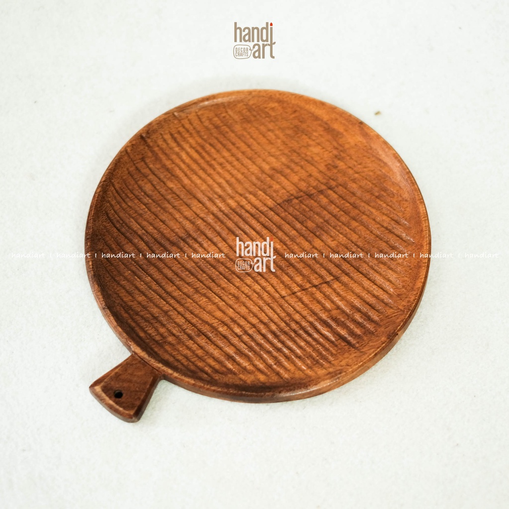 Khay gỗ tay cầm, Khay gỗ trang trí thức ăn, Square wooden tray