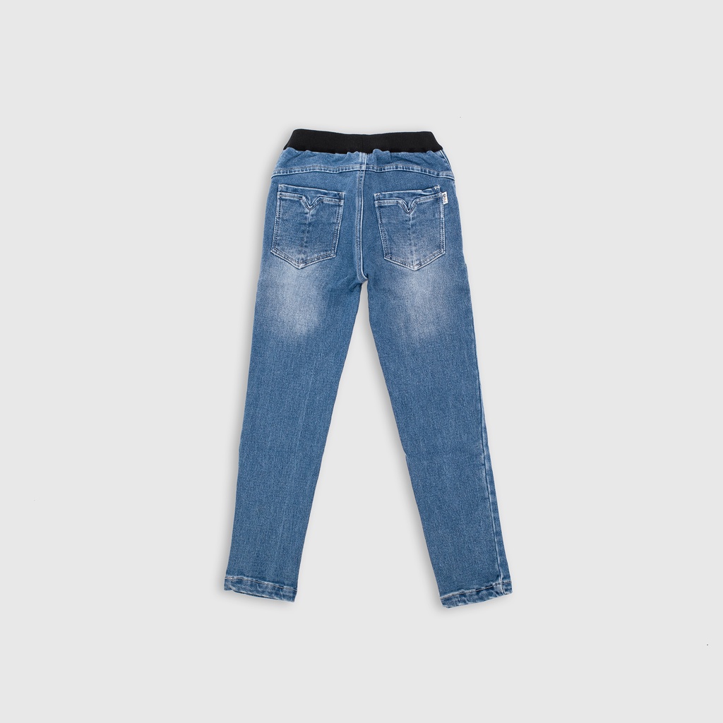 Quần jean bé trai từ 7-14 tuổi BEEKIDS 8QJ00039DO