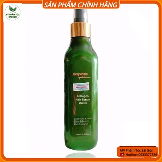 Xịt dưỡng Collagen phục hồi tóc hư tổn Sophia Obsidian 250ml