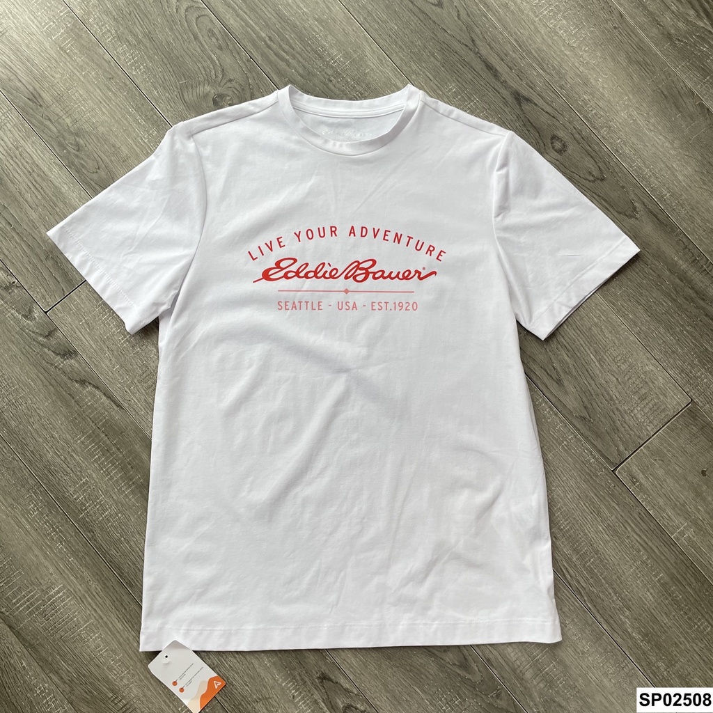 Áo phông cotton nữ Eddie Bauer, áo thun cộc tay bản Graphic hoạ tiết cực xinh
