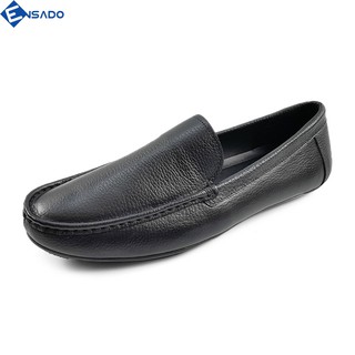 [Xả Hàng] Giày Mọi Nam Giày Nam Da Bò Cực Mềm Ensado GM2963 (Đen)