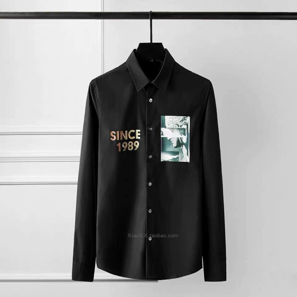 Áo sơ mi tay dài, vải lụa Kate cao cấp hình in đẹp, kiểu dáng cool ngầu siêu ấn tượng [NEW UNISEX]