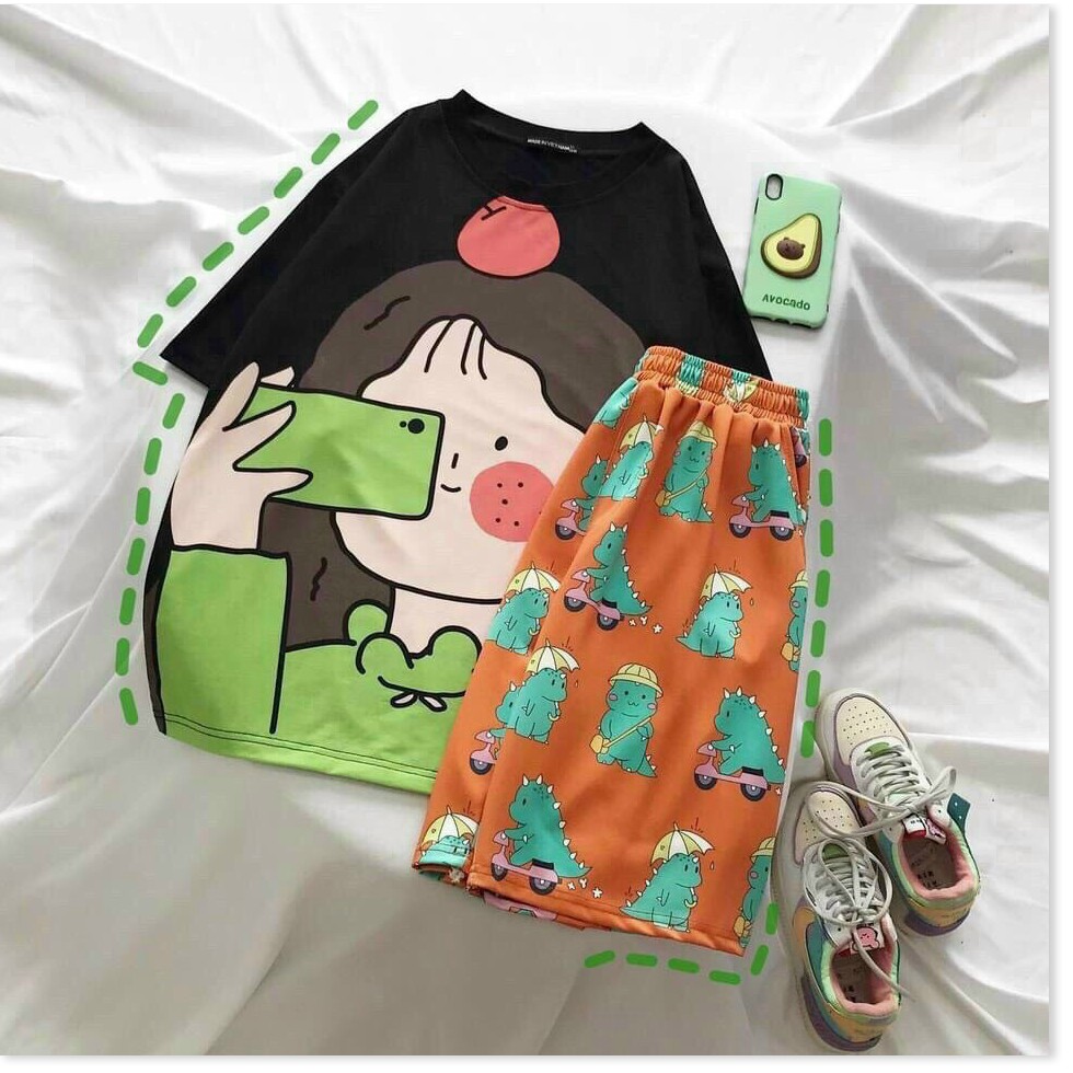 SET THUN NỮ COTTON,NHIỀU MÀU SẮC XINH XẮN,THIẾT KẾ HỌA TIẾT SINH ĐỘNG THỜI TRANG MỚI KME