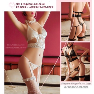 Set Nội Y Ren Quyến Rũ • Đồ Lót Mặc Nhà Gợi Cảm • Cosplay Sexy • QR490