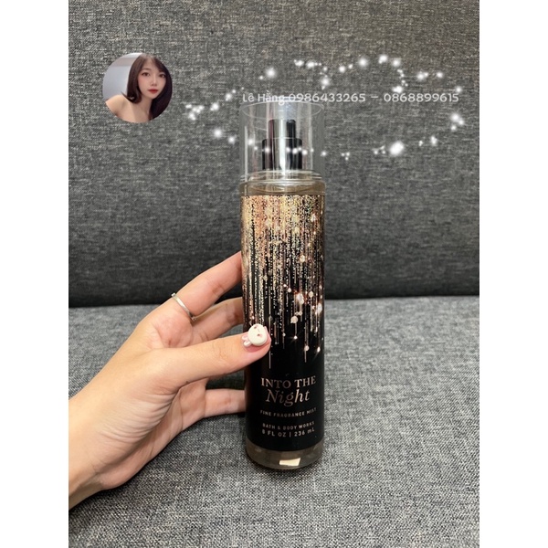 Into The Night - Xịt thơm bodymist Batb and Body Works