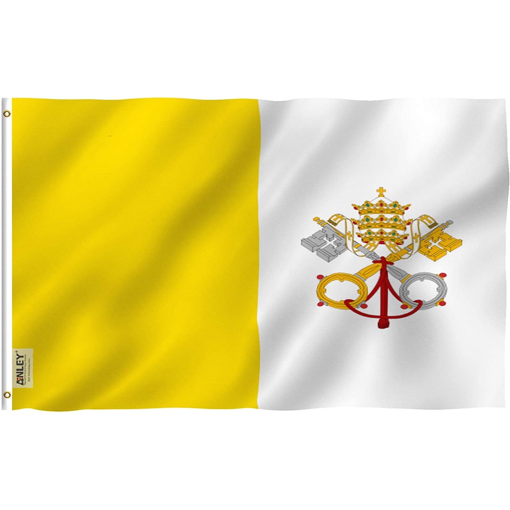 Lá Cờ Vatican 3X5Ft Chất Lượng Cao