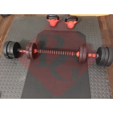 CHAIRTạ tay PVC 30KG 16 bánh đĩa tạ tập gym tạ tập tay đẩy kết hợp,tạ nam nữ tập gym tập thon tay