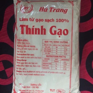 Bột thính gạo làm nem tai, nem trộn thơm ngon