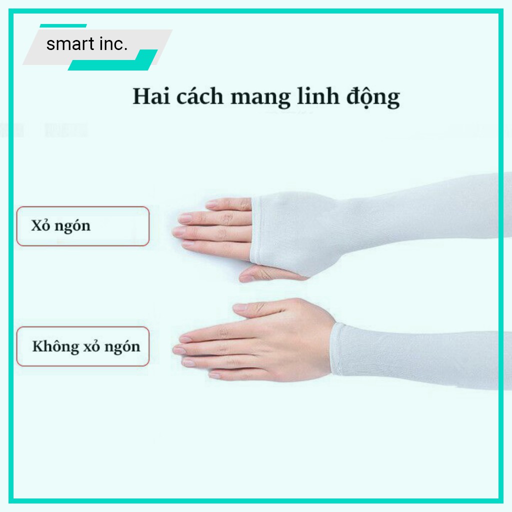 Găng Tay Xỏ Ngón Ống Dài Tay Thể Thao đi chơi du lịch đi làm Cho Nam Nữ Bao Tay Chống Nắng Đi Phượt Vải Thun Thời Trang