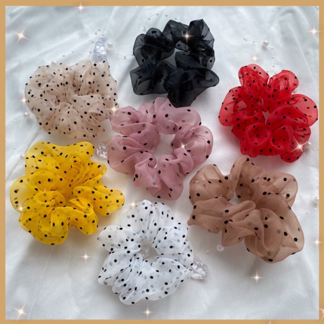 CỘT TÓC SCRUNCHIES VON BI