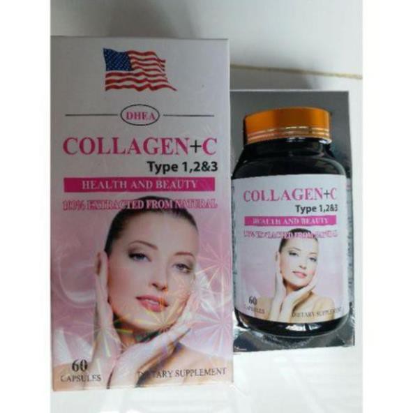 ĐẸP DA SÁNG DA - COLLAGEN + C 60 viên sữa ong chúa nhau thai cừu