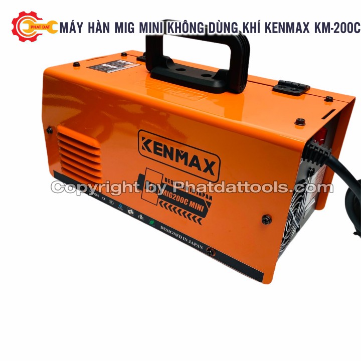 Máy hàn chuyên Mig mini không dùng khí KENMAX 200C-Đầy đủ phụ kiện-Bảo hành 12 tháng