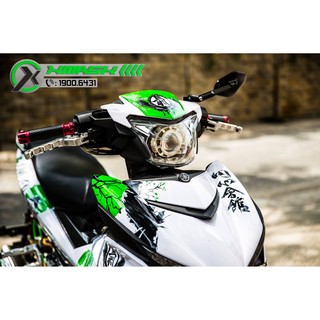 Decal Tem Trùm Xe Exciter 150 Mẫu Samurai