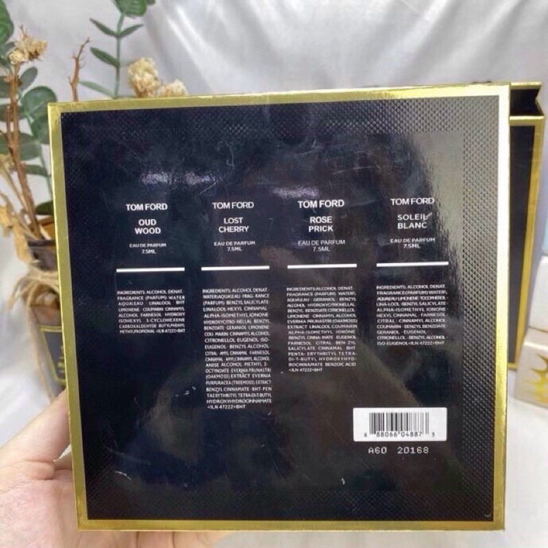 Set Bộ Nước Hoa Tom Ford Mini 4 chai / 7,5ml chai