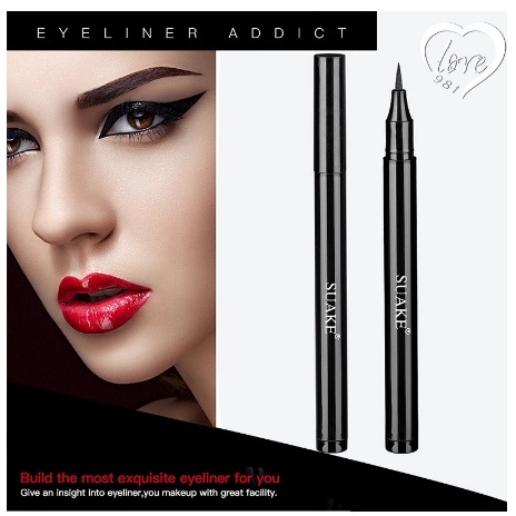 Bút Kẻ Mắt Dạng Lỏng Ba Chiều Màu Đen Lâu Trôi Chống Thấm Nước Chống Mồ Hôi Không Phai Màu