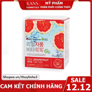 Trà bưởi đỏ ép 💖freeship💖 trà bưởi đỏ ép sanga real grapefruit vita tok tok lin8473