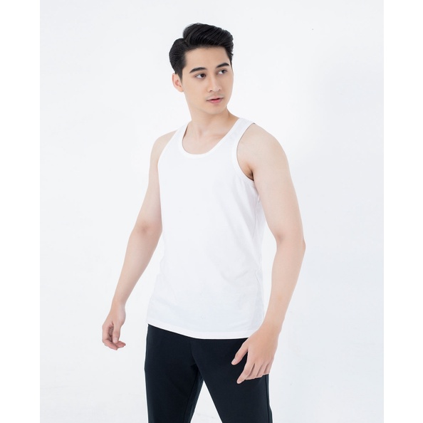 Áo Lót Nam Áo Thun Ba Lỗ Insedemen IC21 Màu Trắng Basic Kiểu Dáng Classic Vải Cotton Mềm Mịn