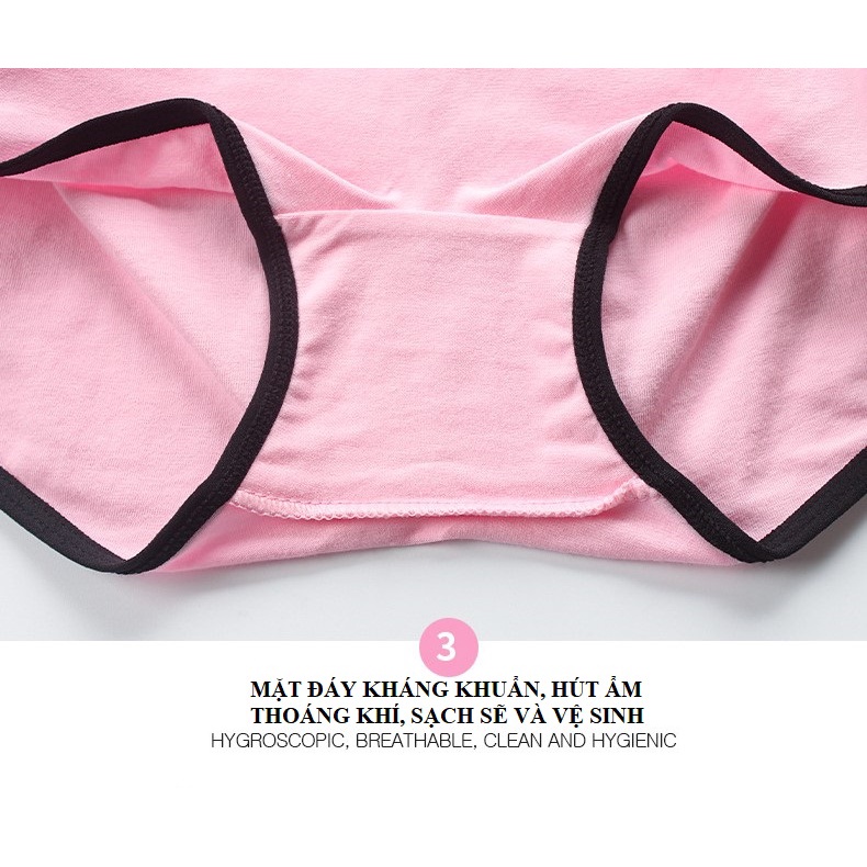 Quần lót nữ thể thao boxer cotton dạng đùi cao cấp (MS 10001) Anna Shop