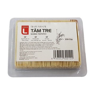 Tăm Tre Choice L Hộp 350 Cây