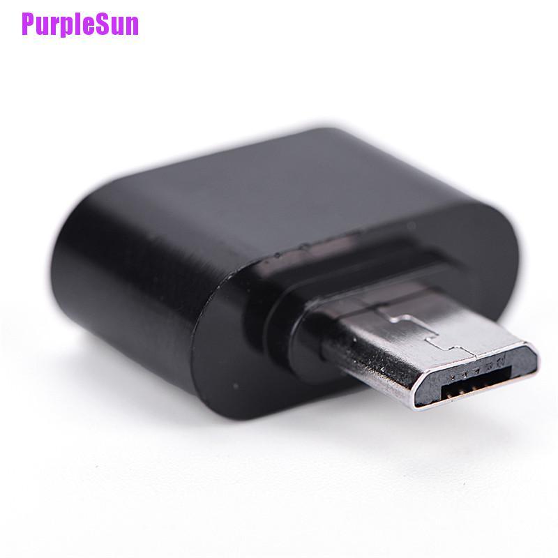 PurpleSun Mini OTG Cable USB OTG Adapter Micro USB to USB Converter for Tablet PC Android Samsung Xiaomi HTC SONY LG