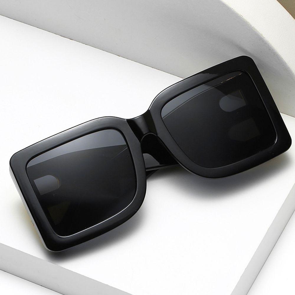 Kính Mát Hình Chữ Nhật Họa Tiết Da Báo Oversize Phong Cách Hàn Quốc Dành Cho Nam